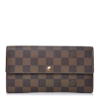Louis Vuitton Damier Ebene Sarah Wallet 1 of 9