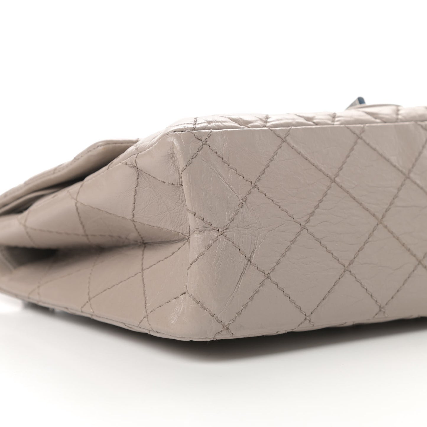 Aged Calfskin Quilted 2.55 Reissue 226 Flap Taupe