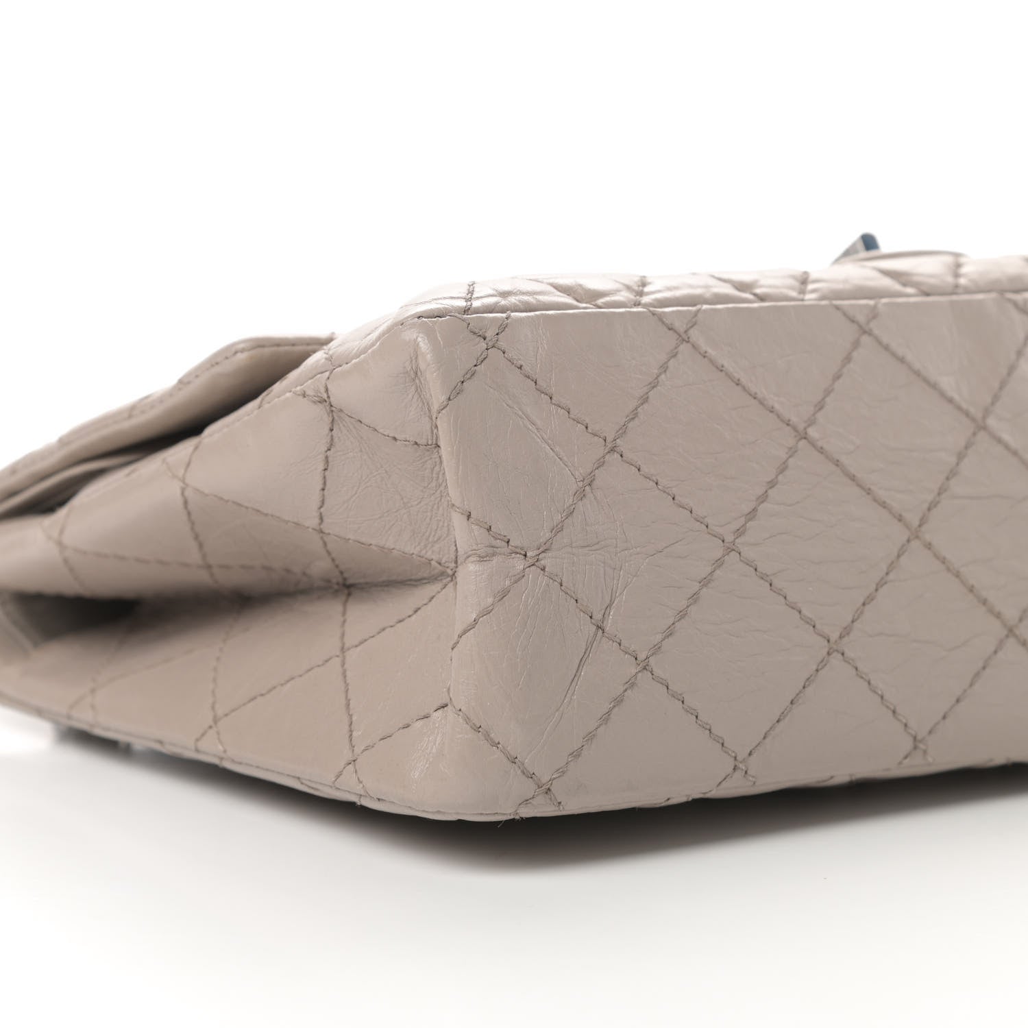 Chanel Aged Calfskin Quilted 2.55 Reissue 226 Flap Taupe 9 of 17