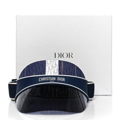 Christian Dior Oblique DiorClub V1U Sun Visor Blue 8 of 8