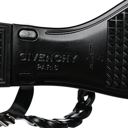 Givenchy Jelly Chain Nea Sandal Flats 40 Black 6 of 7