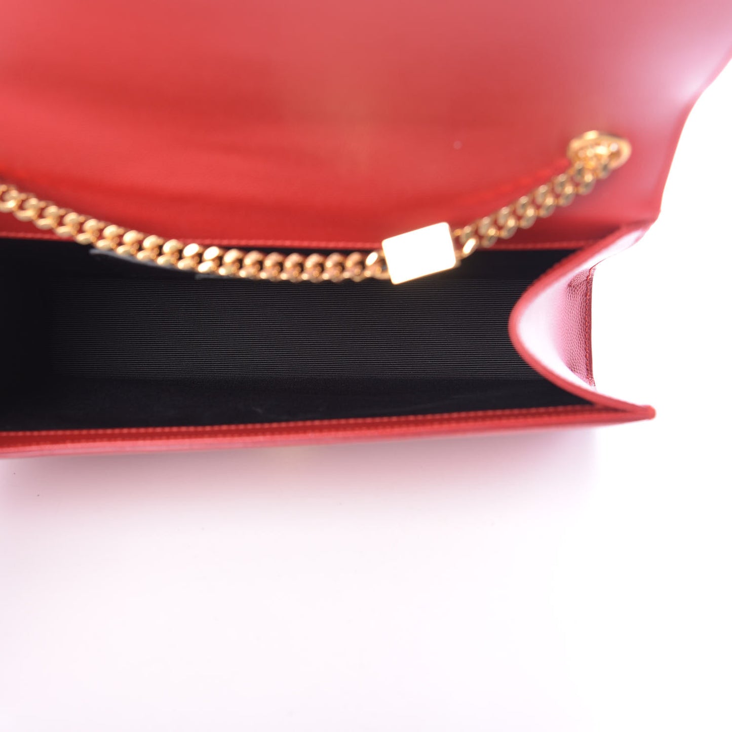 Grain De Poudre Medium Monogram Kate Satchel Red