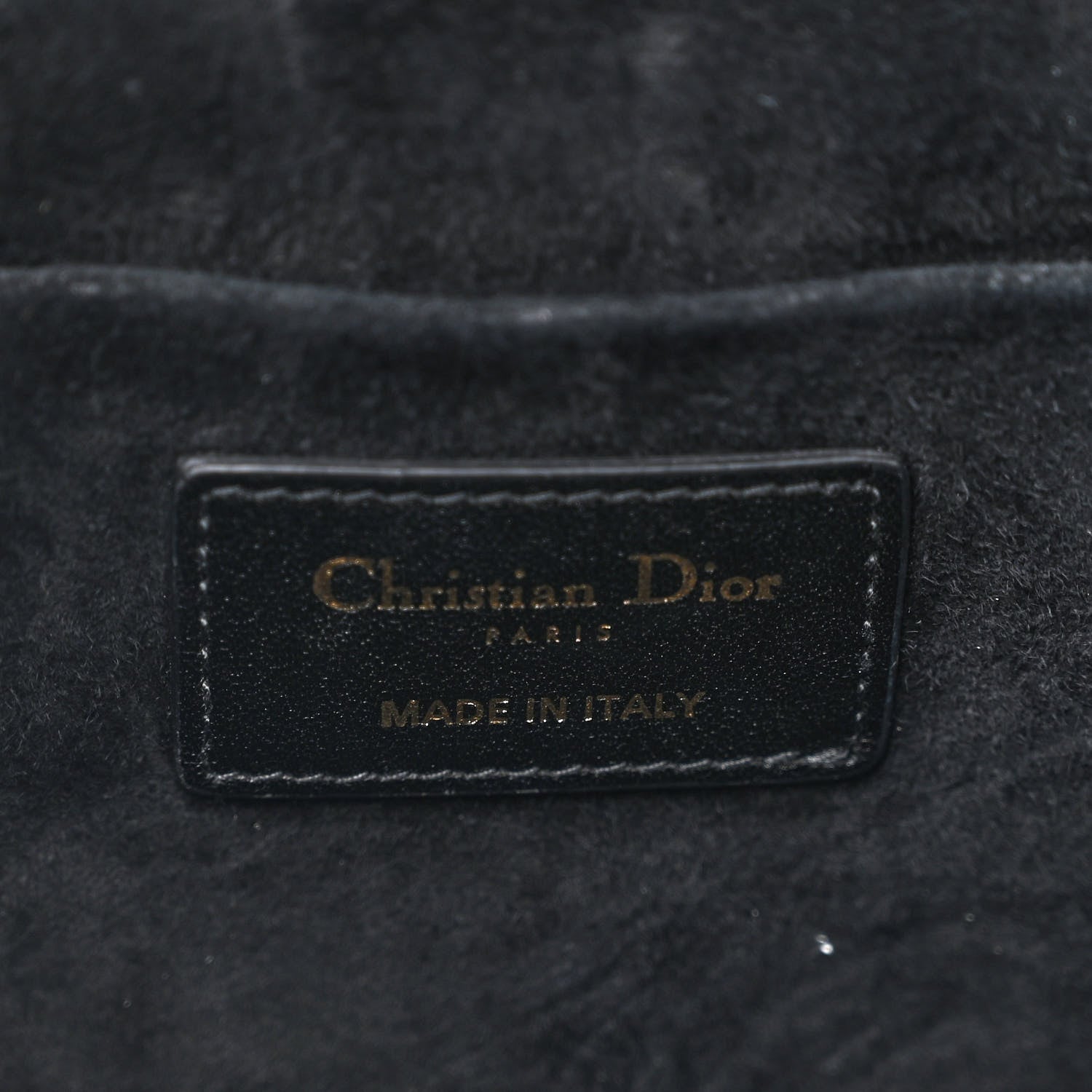 Christian Dior Lambskin Cannage Small Diortravel Vanity Case Black 6 of 12