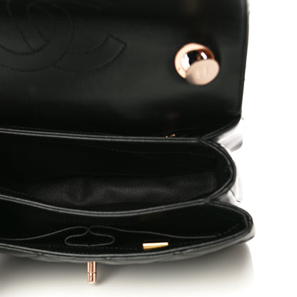 Chanel Lambskin Quilted Small Trendy CC Dual Handle Flap Bag Black 7 of 11