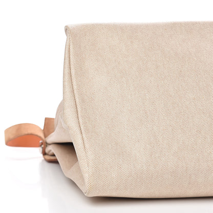 Hermes Toile Vache Calfskin Herbag Cabin Natural 15 of 20