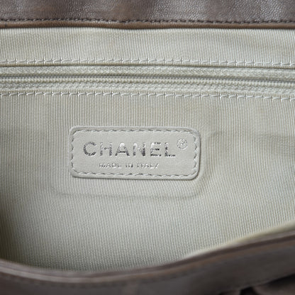 Chanel Washed Lambskin Quilted Medium Chain Around Flap Khaki 6 of 18