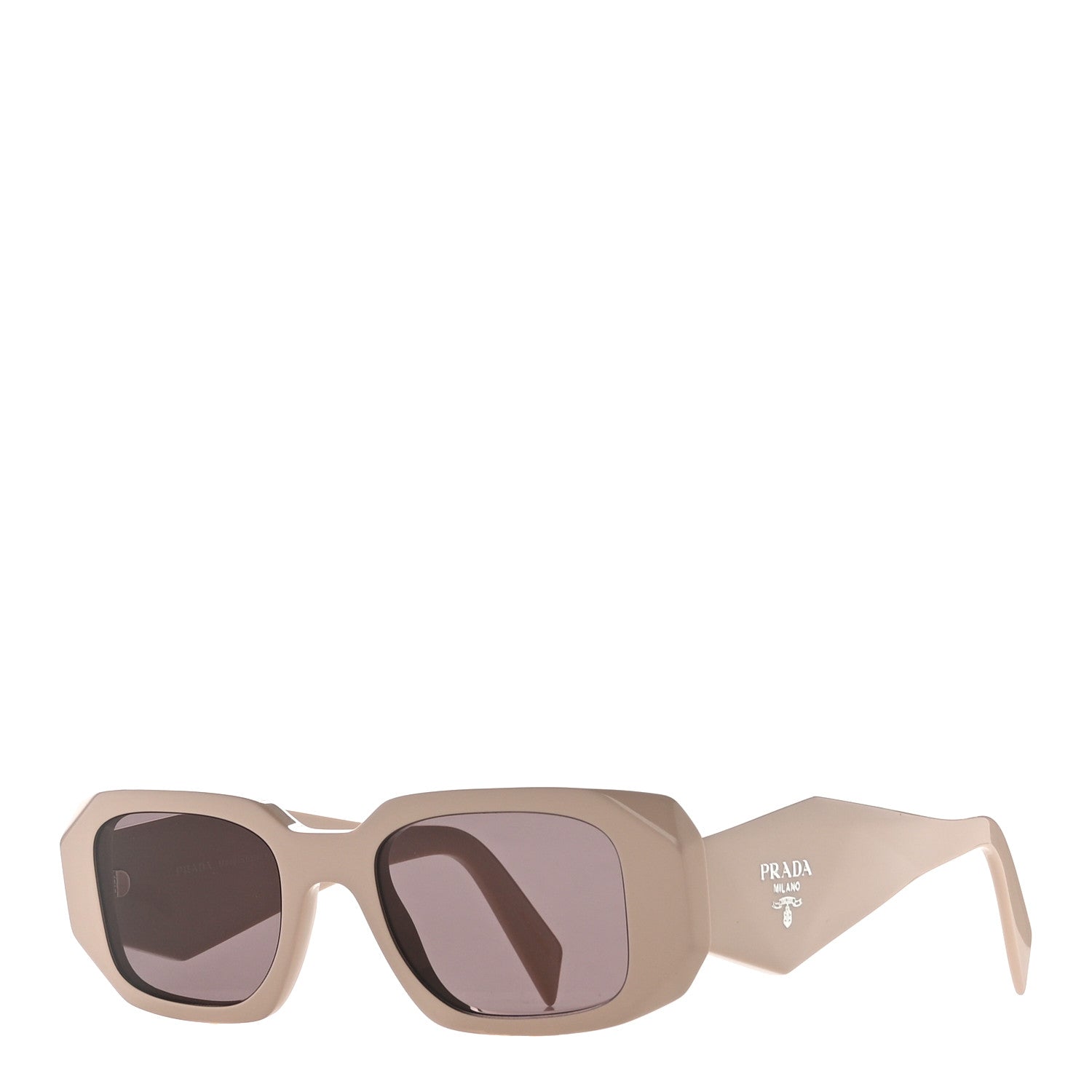 Prada Acetate Symbole Sunglasses SPR 17W Plum Beige 1 of 7