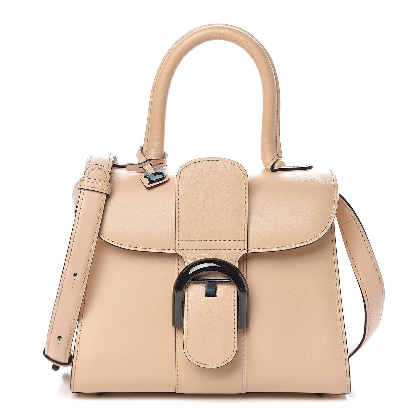 Calfskin Mini Brillant Satchel Nude