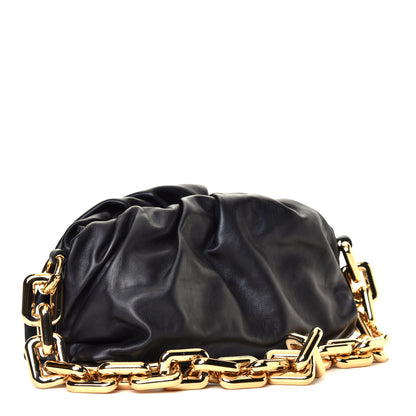 Bottega Veneta Calfskin The Pouch Chain Black 2 of 5