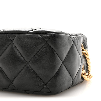 Chanel Lambskin Quilted Mini Pillow Crush Camera Case Black 10 of 10