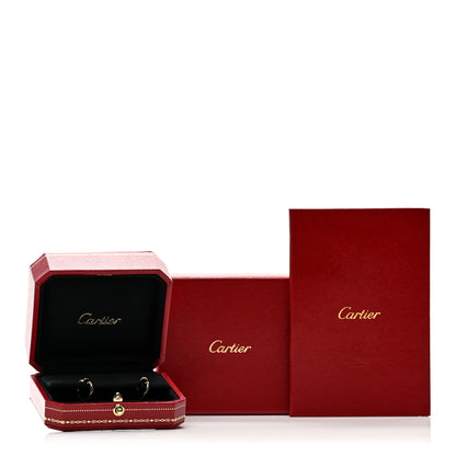 Cartier 18K Yellow Gold Mini Juste Un Clou Hoop Earrings 5 of 5