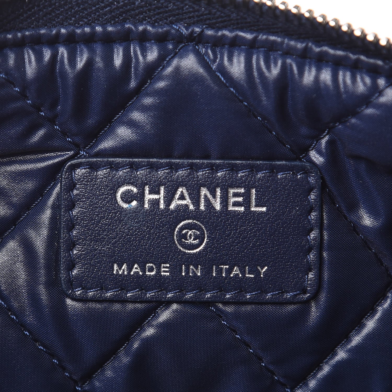 Chanel Caviar Quilted Small Pouch Navy 7 of 11