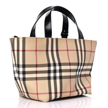 Burberry House Check Small Tote Black 2 of 10