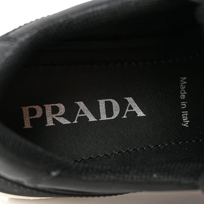 Prada Re-Nylon Triangle Logo Quilted Sneakers 38.5 Black 8 of 14