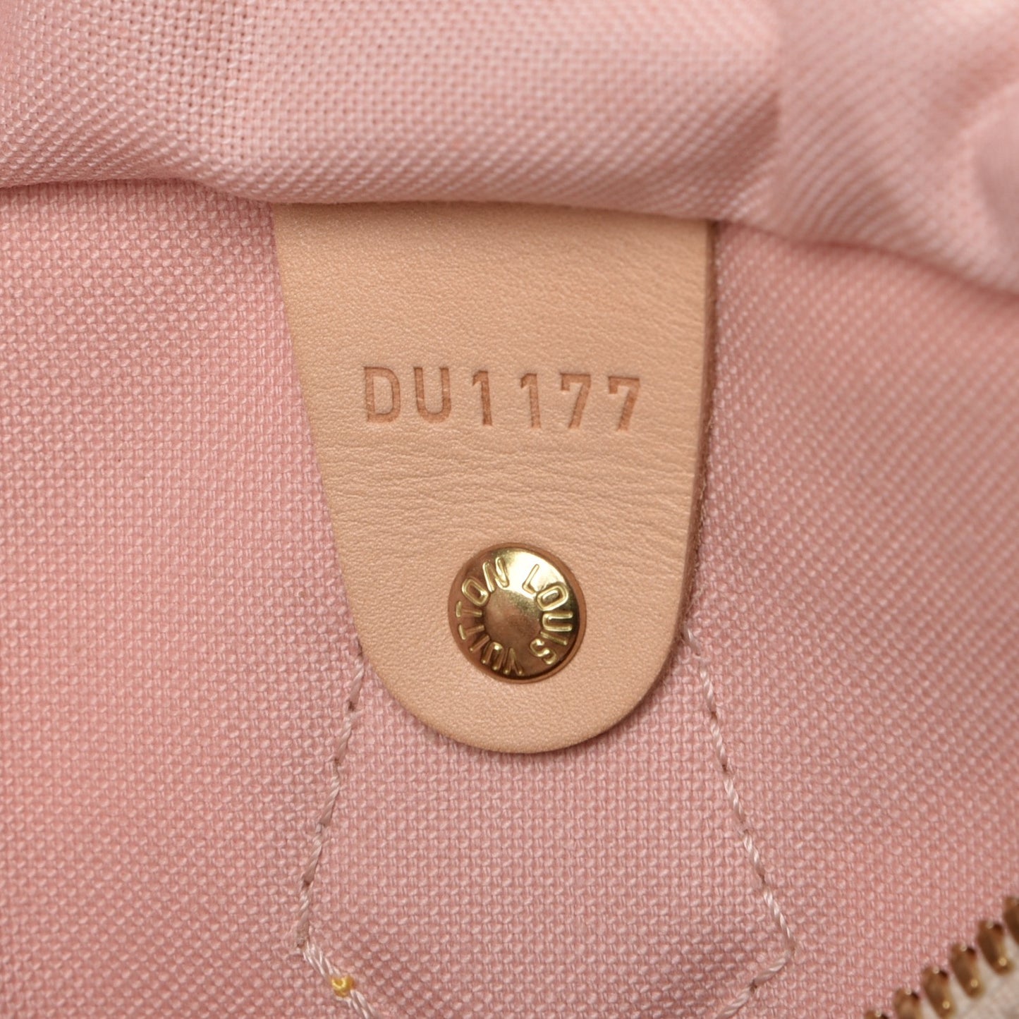 Damier Azur Tahitienne Speedy Bandouliere 30 Rose Ballerine