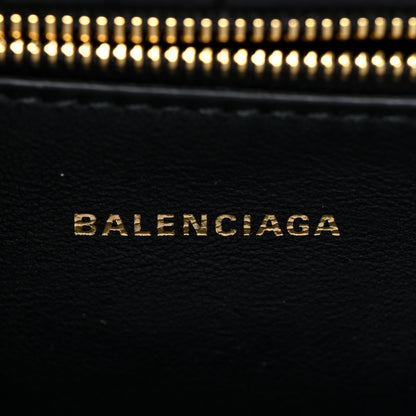 Balenciaga Shiny Super Supple Calfskin Crocodile Embossed Medium XX Flap Bag Black 6 of 12