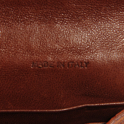 Burberry Alligator Compact Wallet Cognac 7 of 8