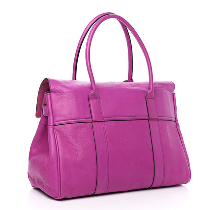 Mulberry Natural Leather Bayswater Violet 2 of 10