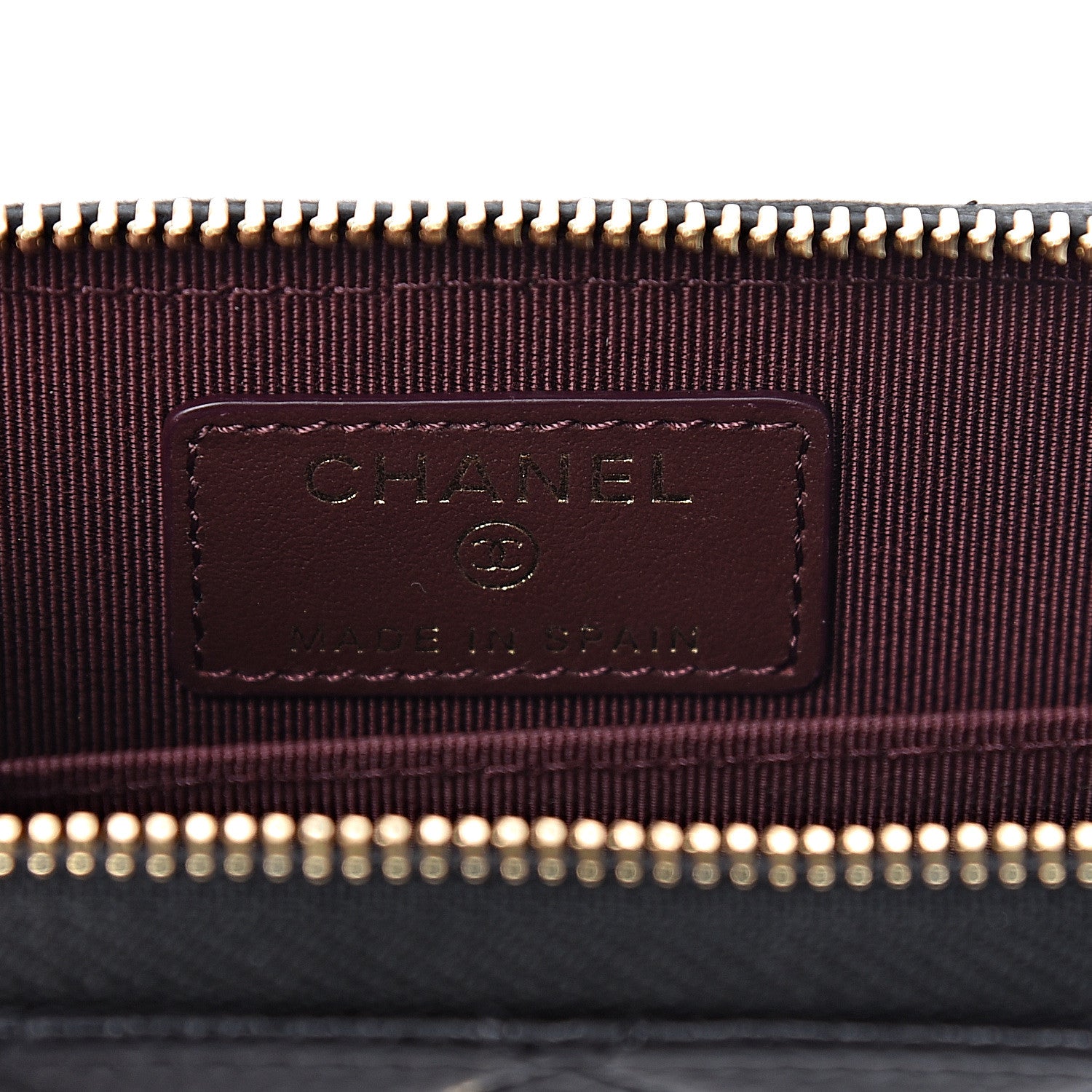 Chanel Caviar Quilted Zip Coin Purse Black 6 of 7