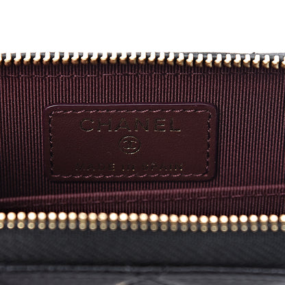Chanel Caviar Quilted Zip Coin Purse Black 6 of 7