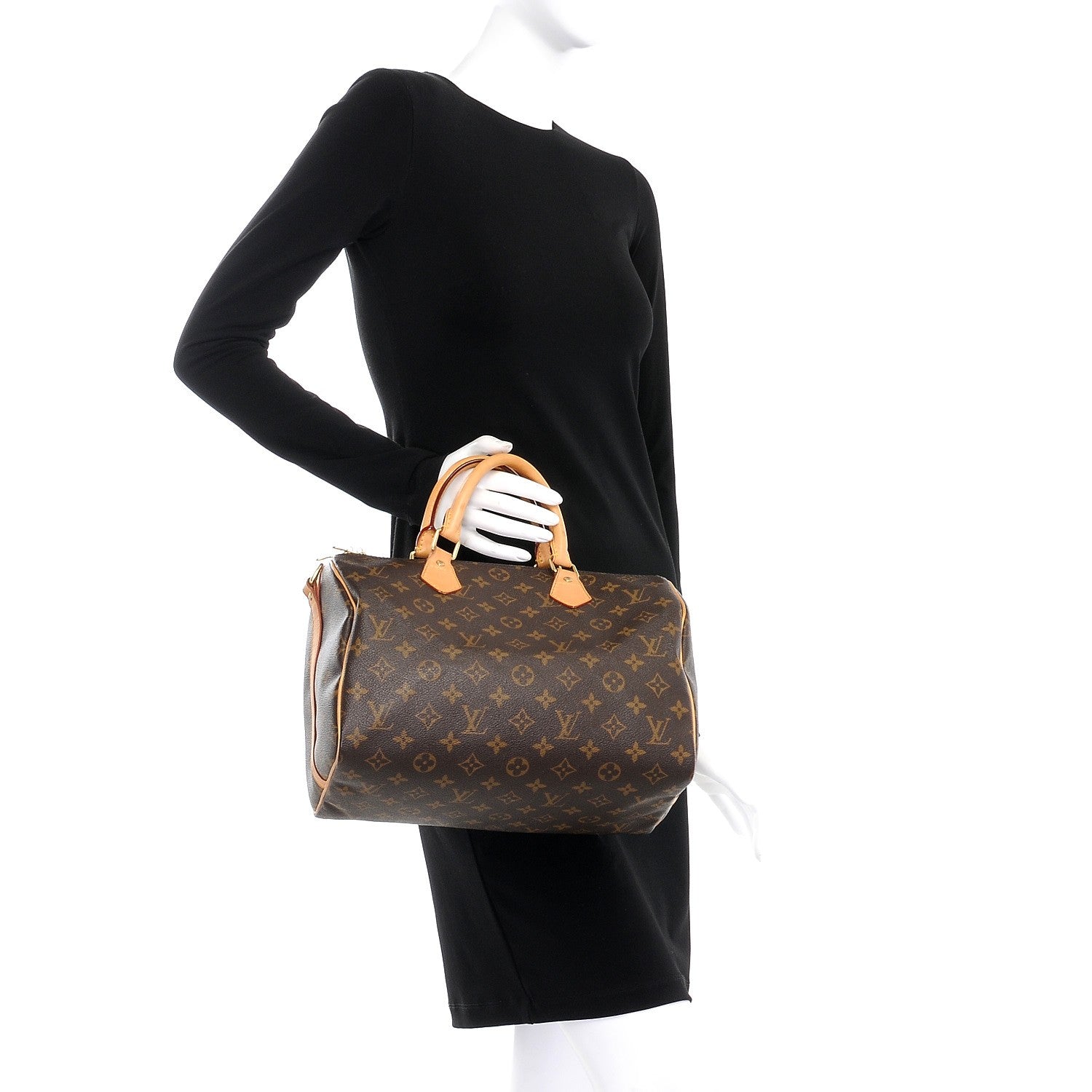 Louis Vuitton Monogram Speedy Bandouliere 30 3 of 14