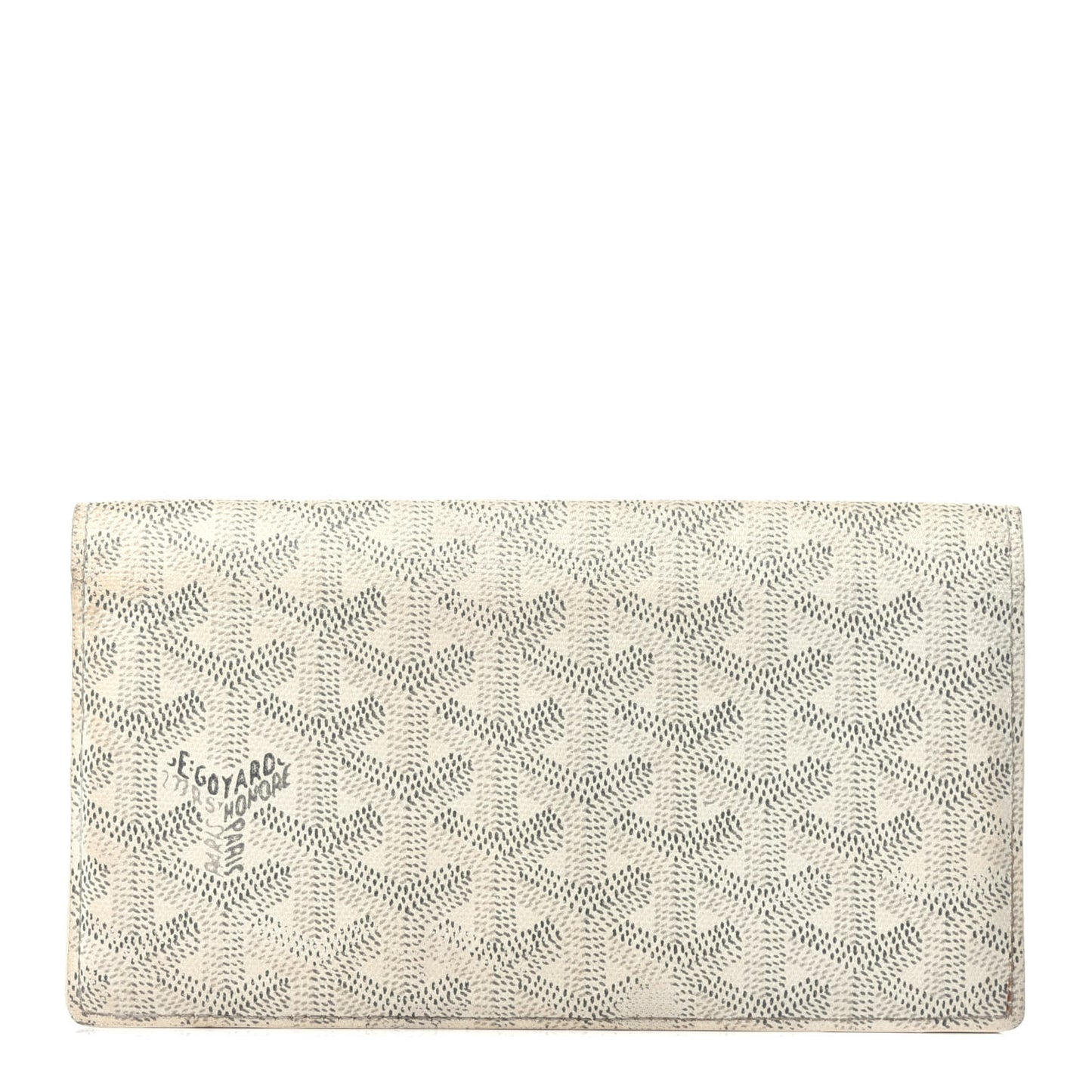 Goyardine Richelieu Wallet White