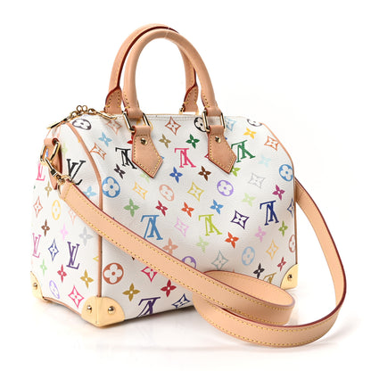 Louis Vuitton LV X TM Monogram Multicolor Speedy Bandouliere 25 White 3 of 9