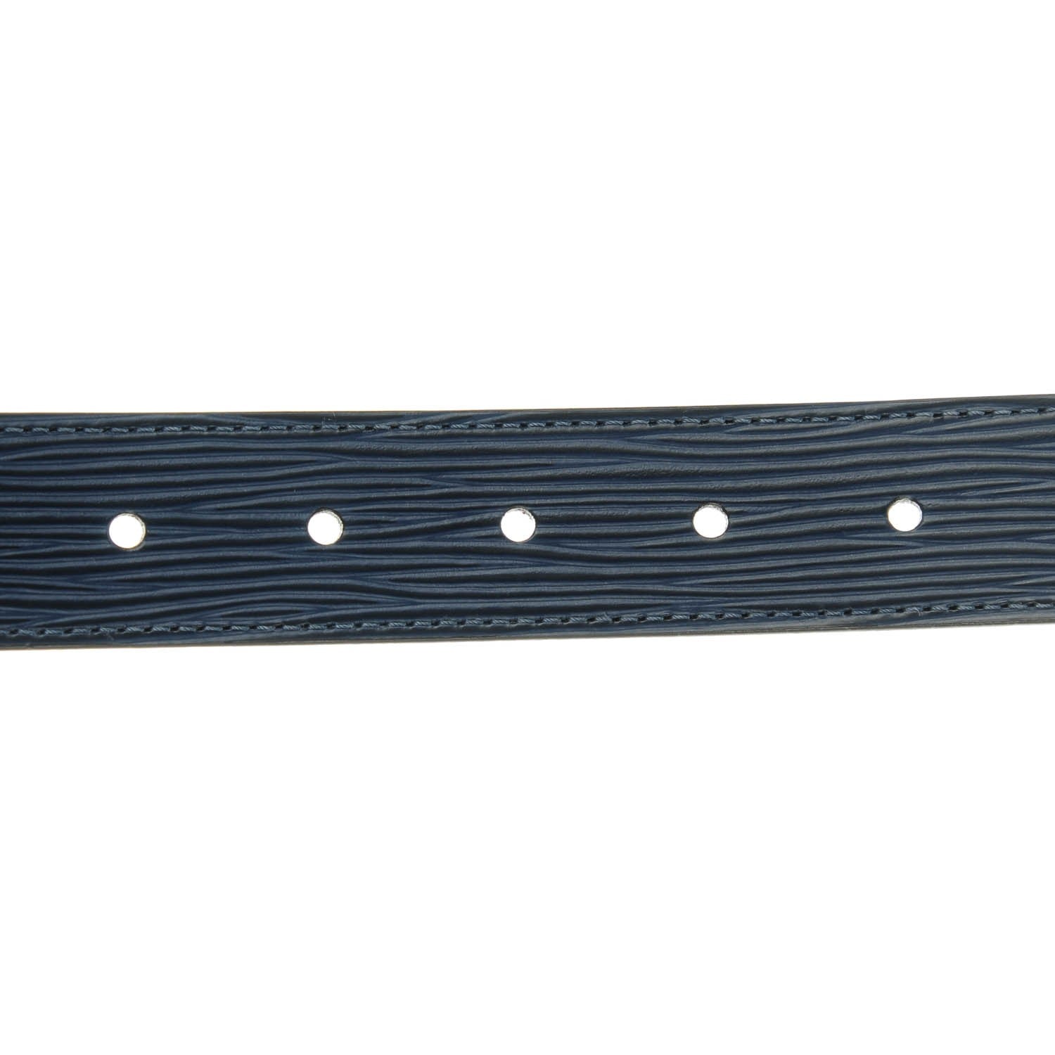 Louis Vuitton Epi LV Initiales Belt 85 34 Indigo 6 of 7