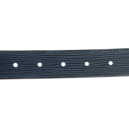 Louis Vuitton Epi LV Initiales Belt 85 34 Indigo 6 of 7