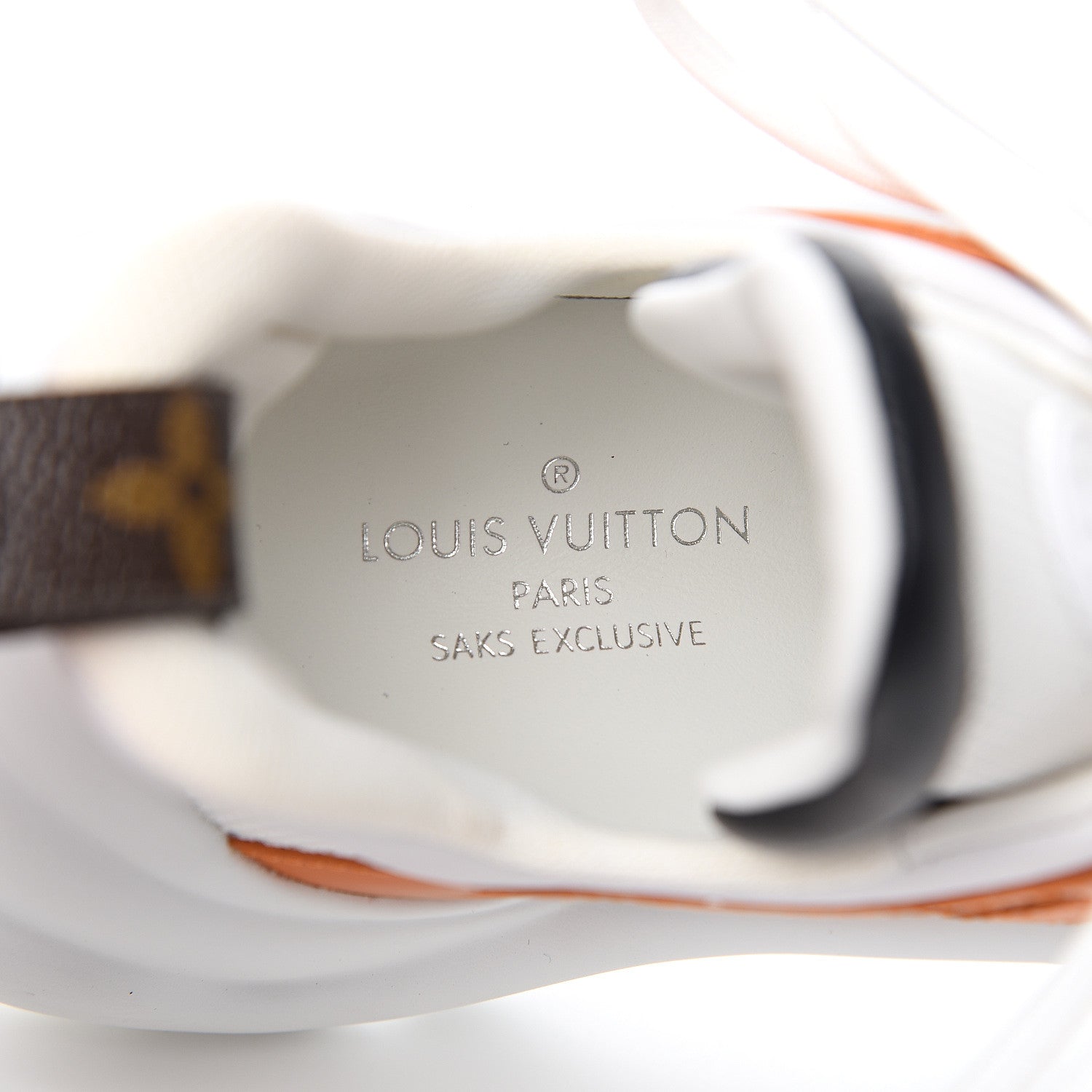 Louis Vuitton Calfskin Technical Nylon LV Archlight Sneakers 37 White Orange Blue 7 of 9