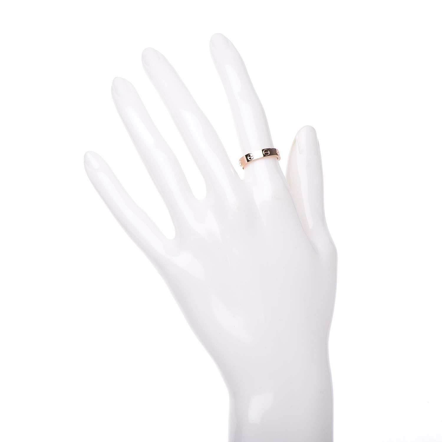 Cartier 18K Pink Gold 3.5mm LOVE Wedding Band Ring 50 5.25 2 of 6