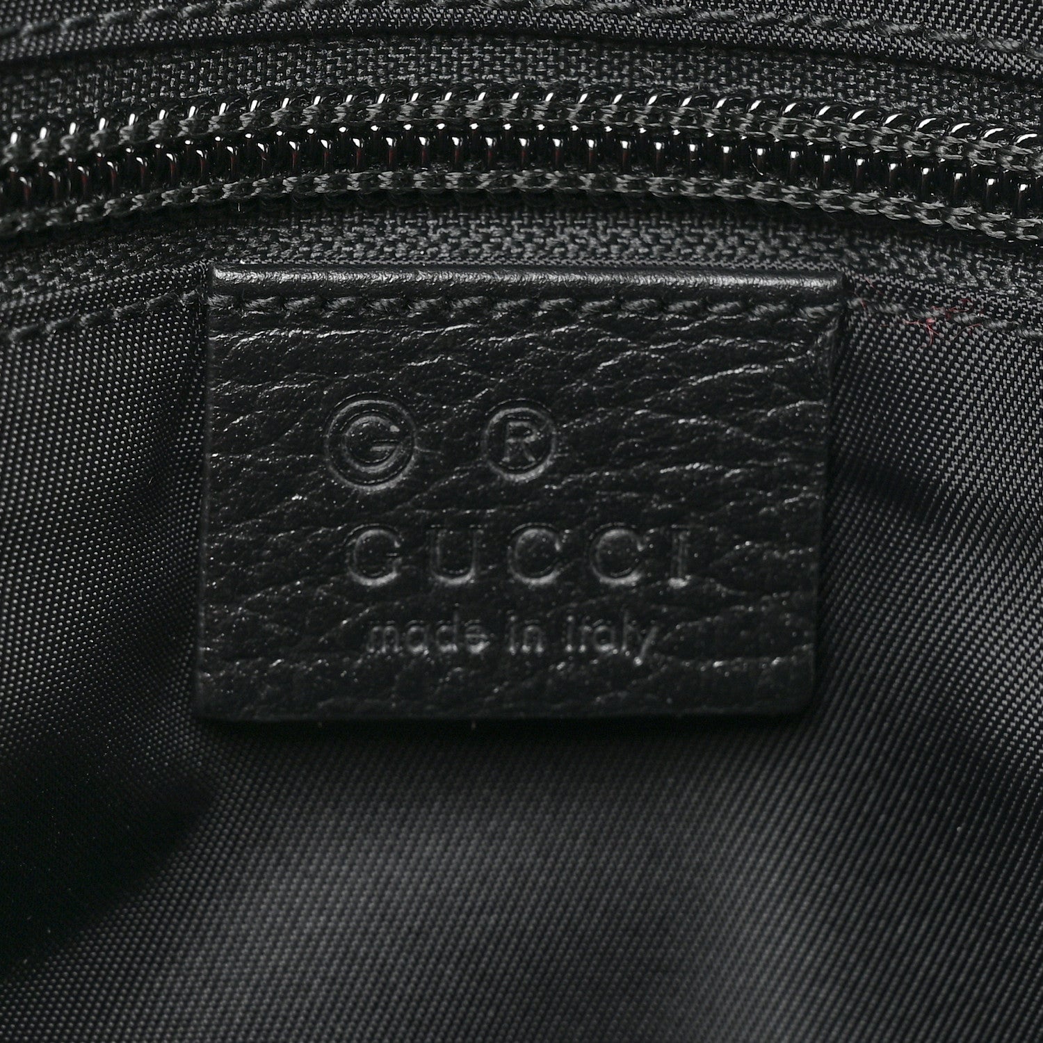 Gucci Nylon Monogram Messenger Bag Black 7 of 10