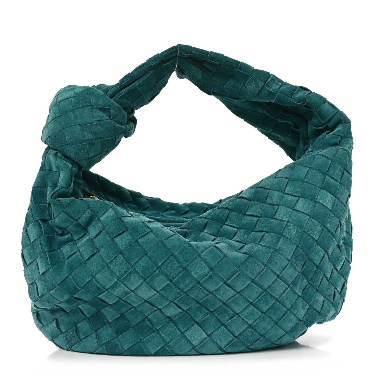 Suede Calfskin Intrecciato Teen Jodie Hobo Scuba