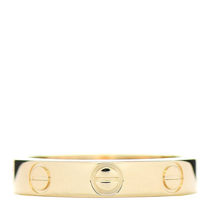 Cartier 18K Yellow Gold 3.5mm LOVE Wedding Band Ring 48 4.5 3 of 4