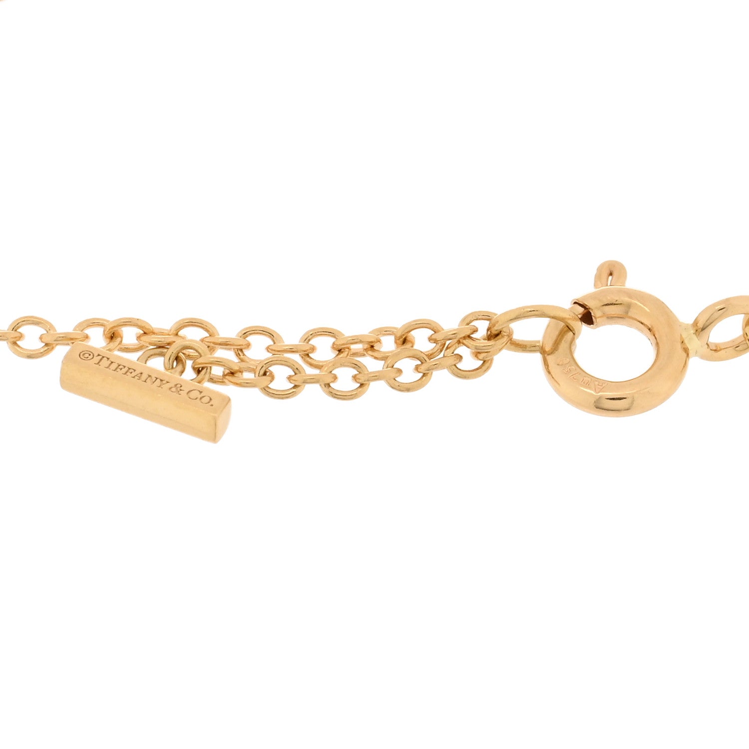 Tiffany 18K Yellow Gold T Smile Bracelet 3 of 3