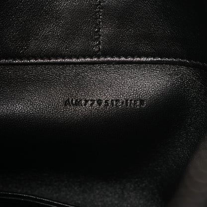 Saint Laurent Lambskin Large Puffy Pouch Black 7 of 12