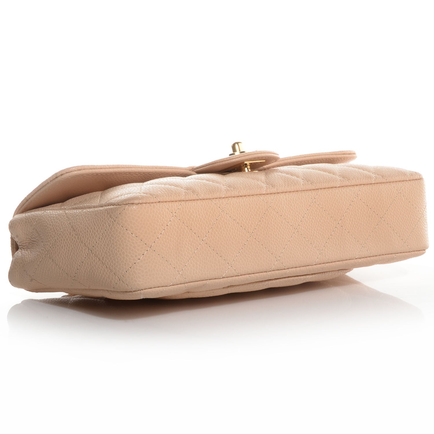 Chanel Caviar East West Flap Beige 4 of 10