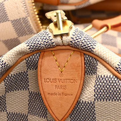 Louis Vuitton Damier Azur Keepall 50 5 of 9