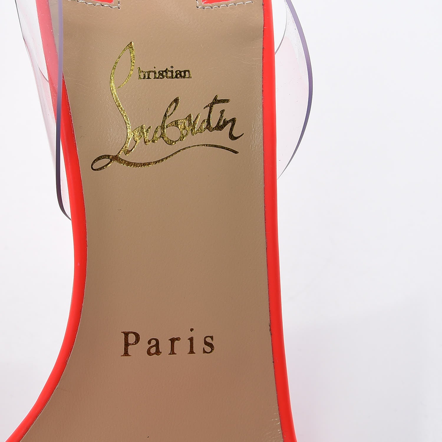 Christian Louboutin Fluo Matt PVC Jonatina 100 Sandals 36 Bikini 6 of 8