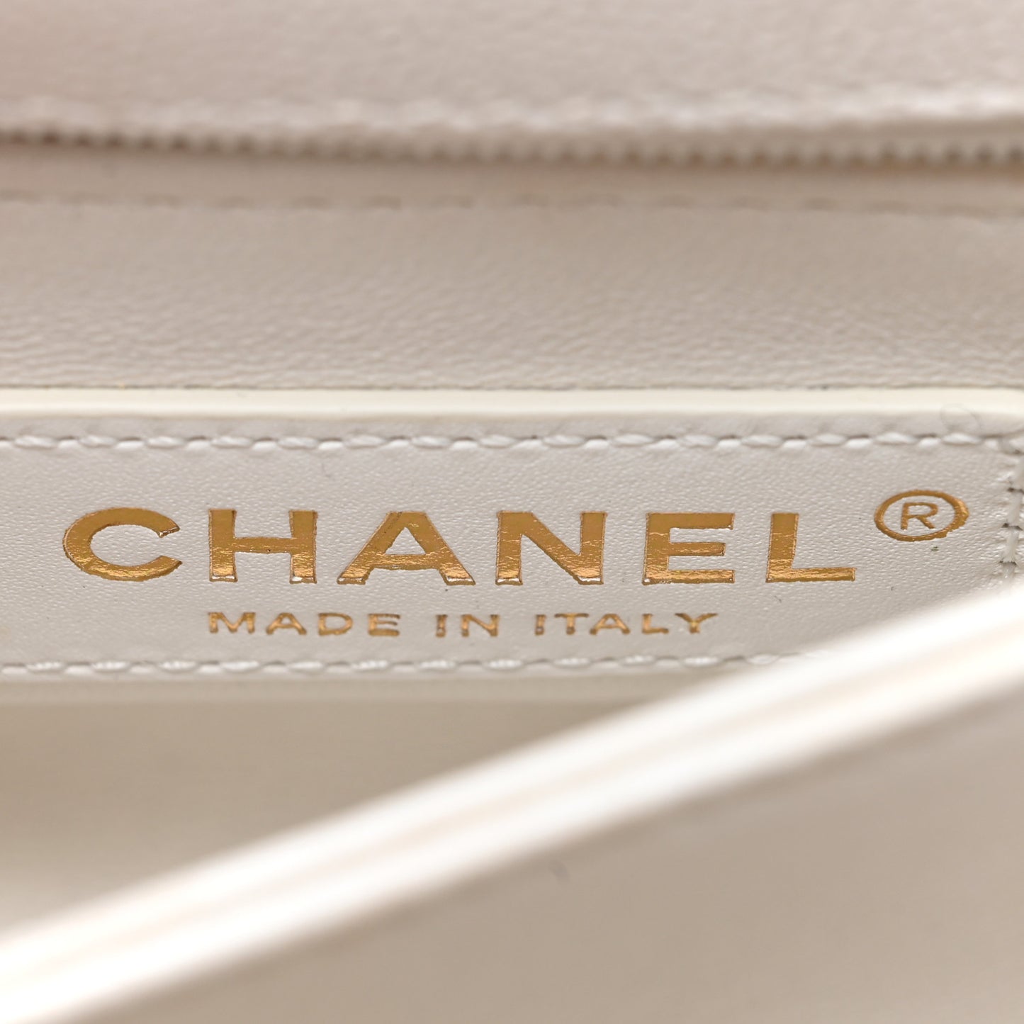 Caviar Quilted Extra Mini Coco Handle Flap White