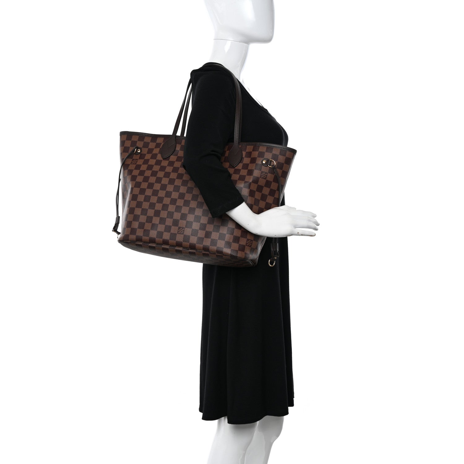 Louis Vuitton Damier Ebene Neo Neverfull MM 2 of 12