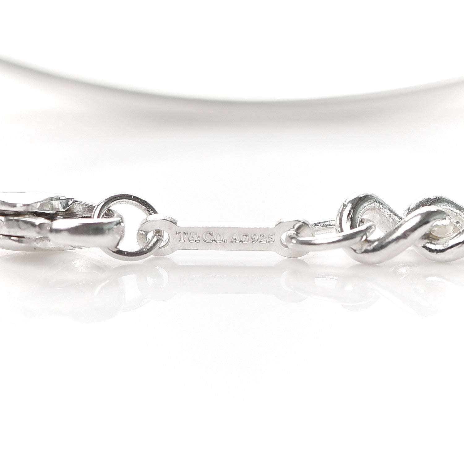 Tiffany Sterling Silver Paloma Picasso Loving Heart Bar Bracelet 4 of 5