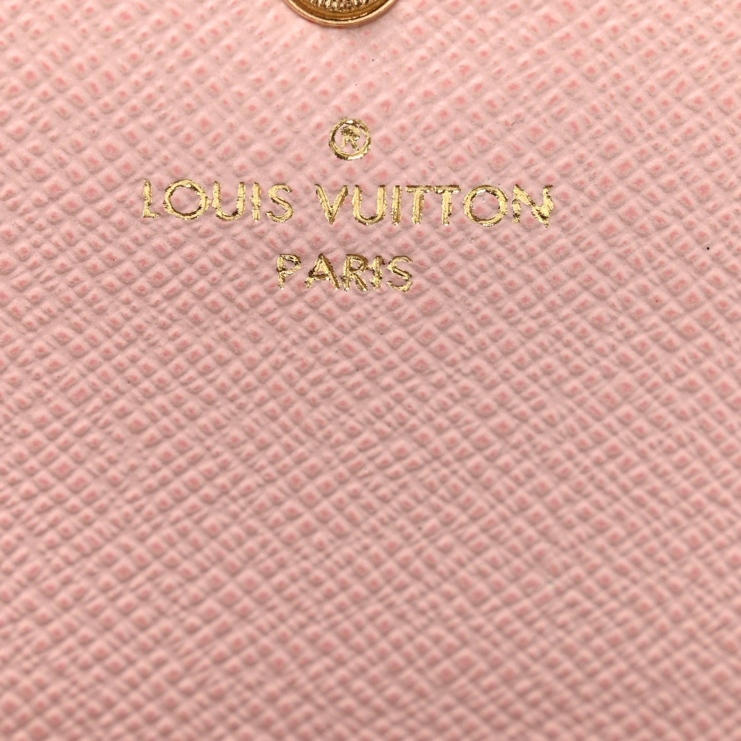 Monogram Emilie Wallet Rose Ballerine