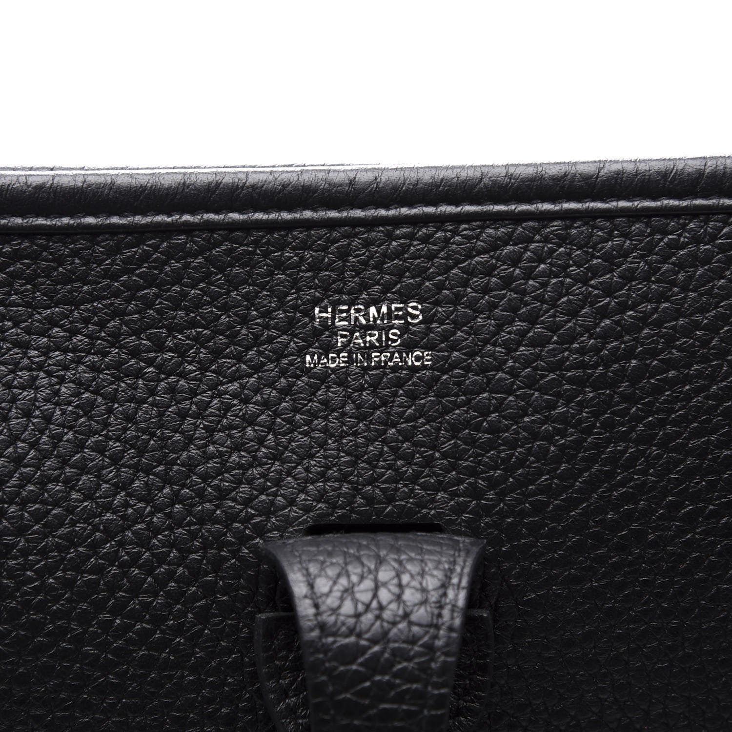 Hermes Taurillon Clemence Evelyne III PM Black 5 of 9