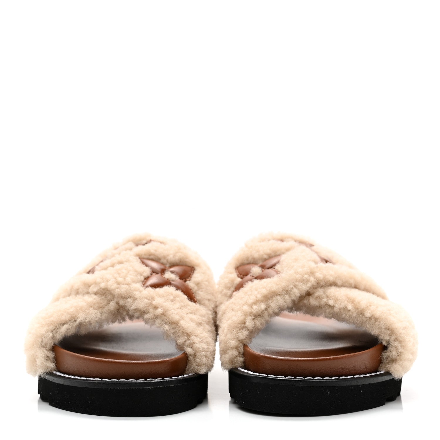 Louis Vuitton Shearling Paseo Flat Comfort Mule 36 Brown 2 of 10