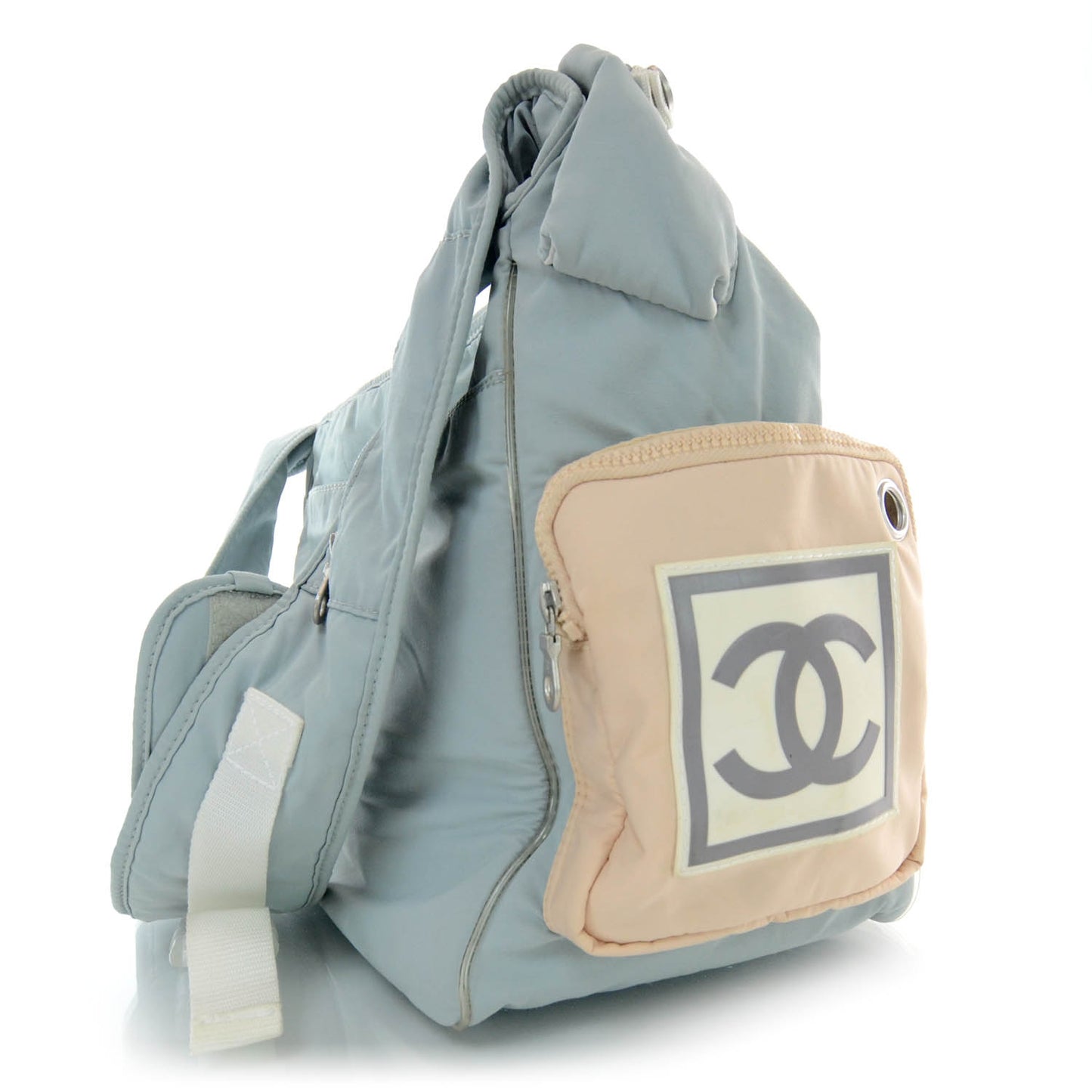 Nylon Sport Travel Diaper Bag Blue