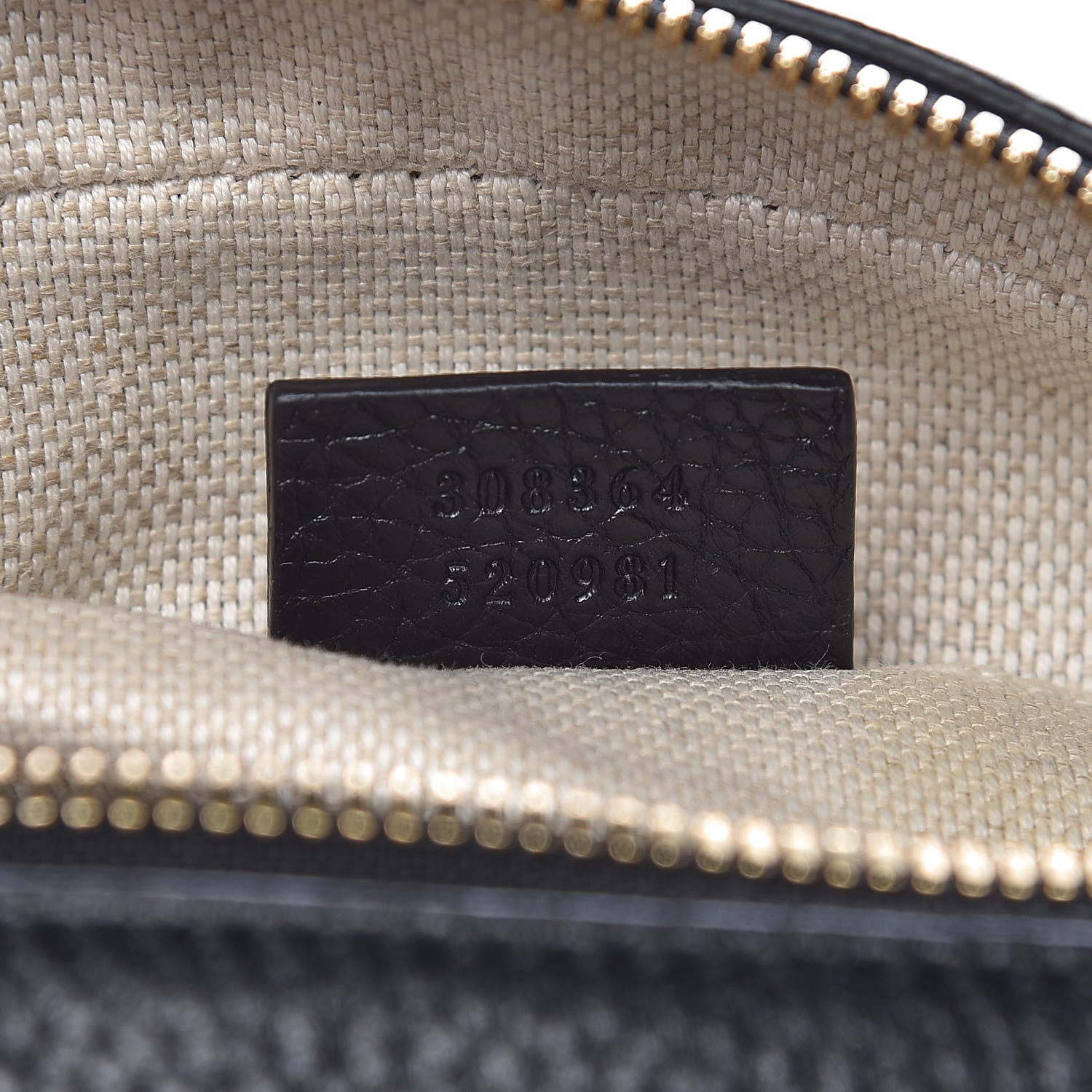 Gucci Pebbled Calfskin Small Soho Disco Bag Black 7 of 9