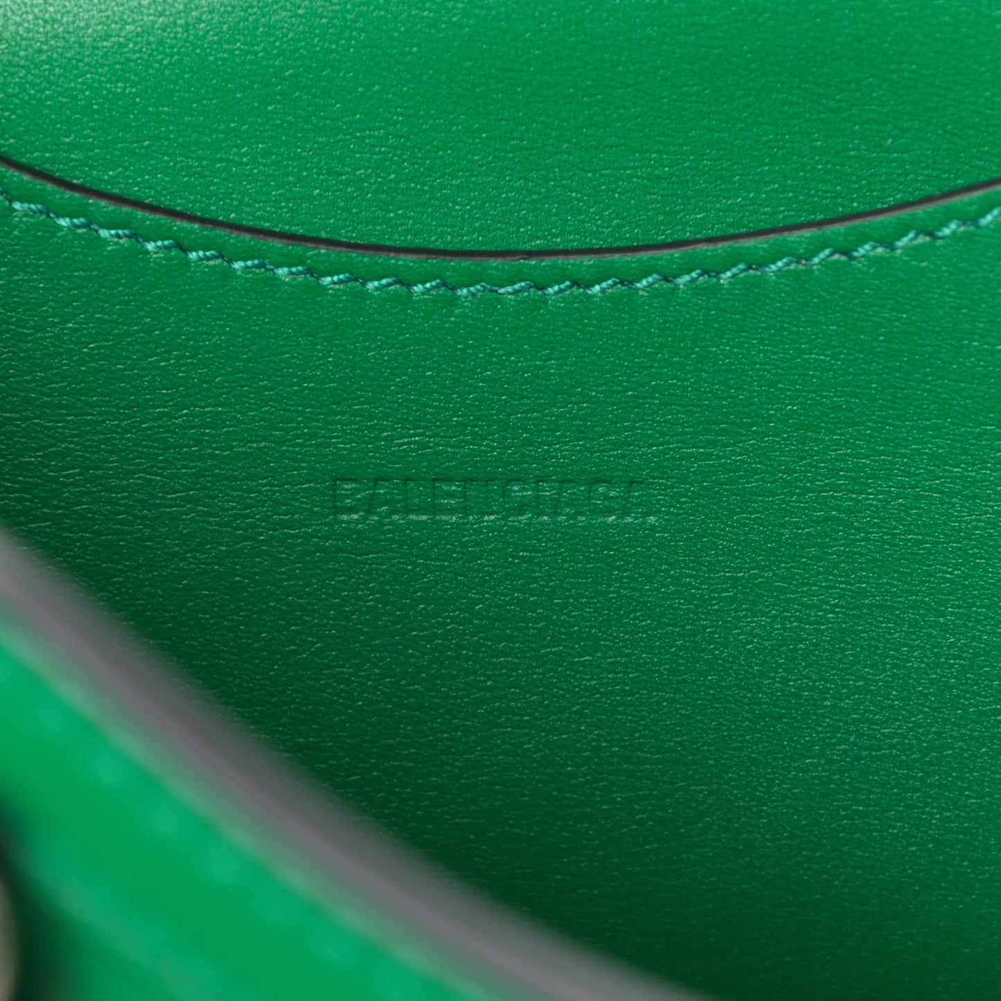 Smooth Calfskin Neo Classic Silver Hardware Mini City Grass Green
