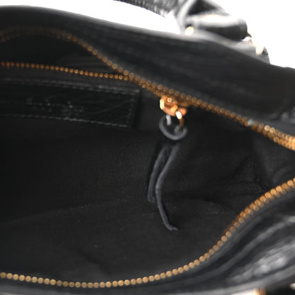 Balenciaga Agneau Classic Gold Hardware Mini City Black 6 of 11