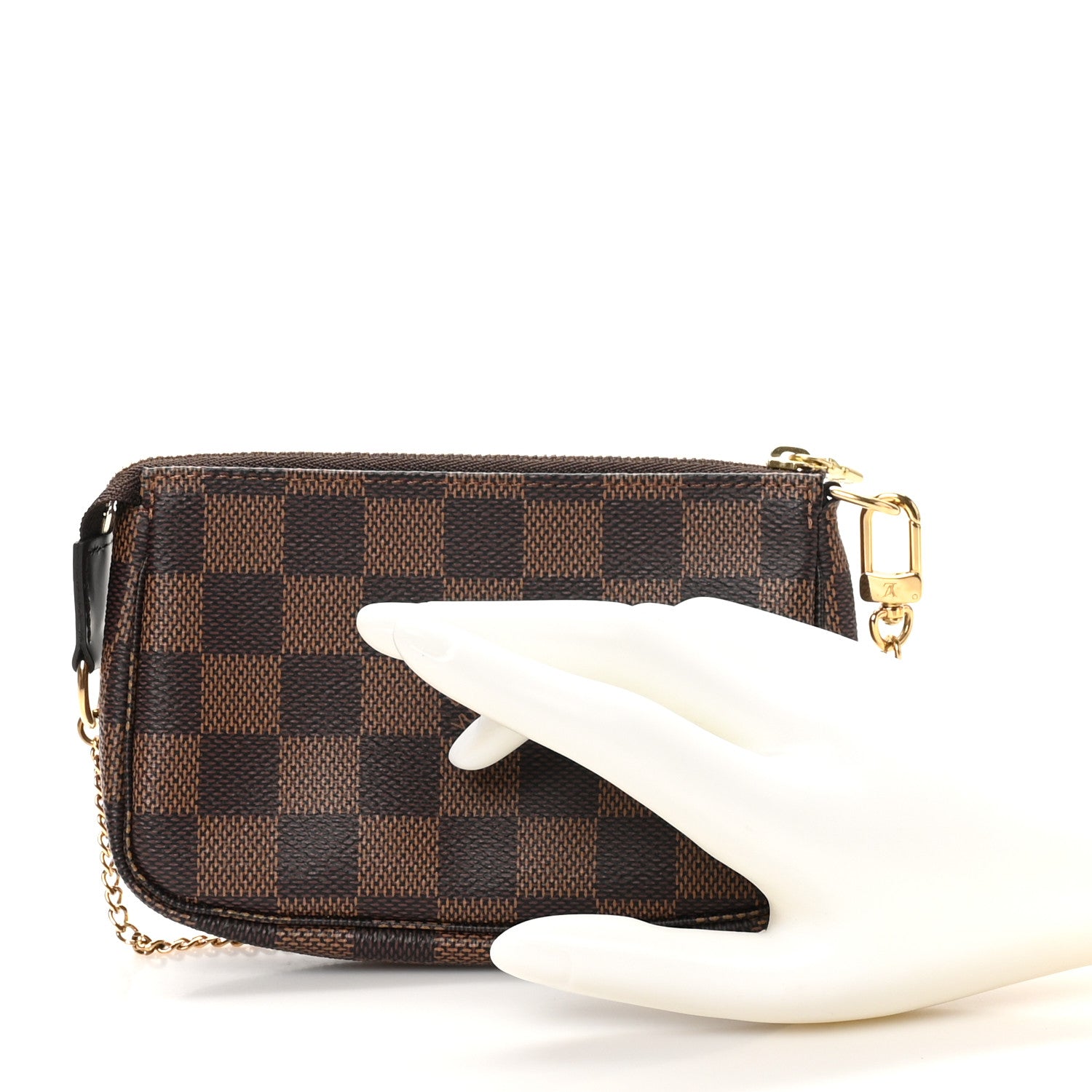 Louis Vuitton Damier Ebene Mini Pochette Accessories 2 of 11